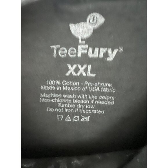 TeeFury Mashup Womens Juniors Gray Graphic T-Shirt 2XL The Interview New - Picture 3 of 3